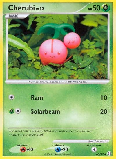 Cherubi Arceus Pokemon card