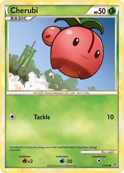 Cherubi Unleashed Pokemon card