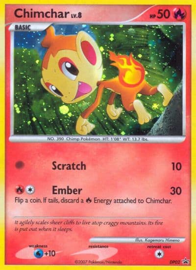 Chimchar - DP02 Diamond and Pearl Promos Pokemon card