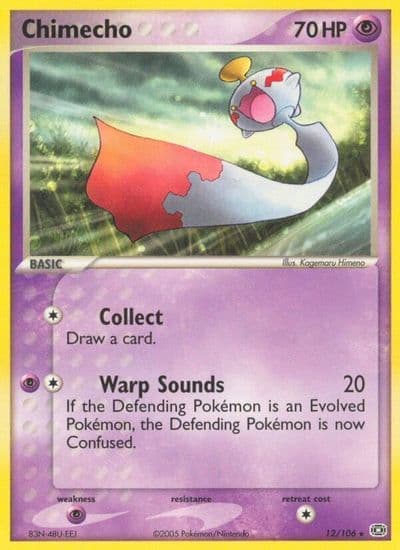 Chimecho Emerald Pokemon card