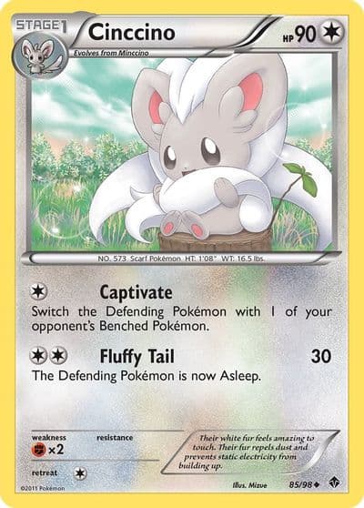 Cinccino Emerging Powers Pokemon card