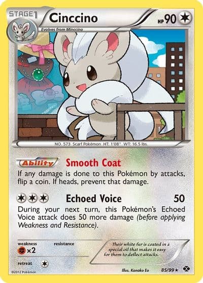 Cinccino Next Destinies Pokemon card