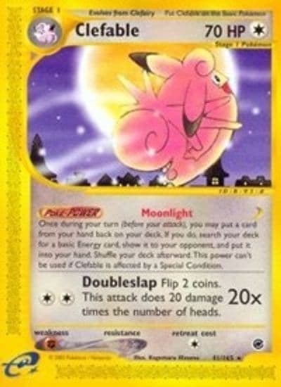 Clefable (41) Expedition Pokemon card