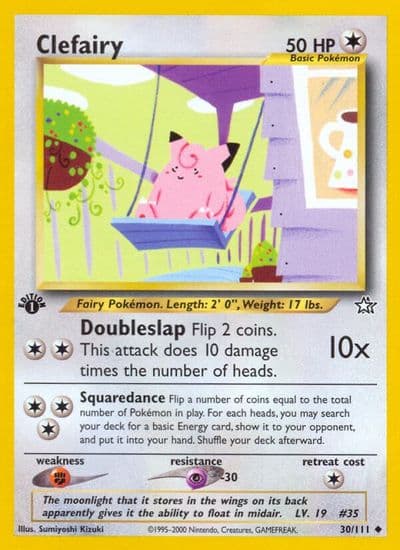 Clefairy Neo Genesis Pokemon card