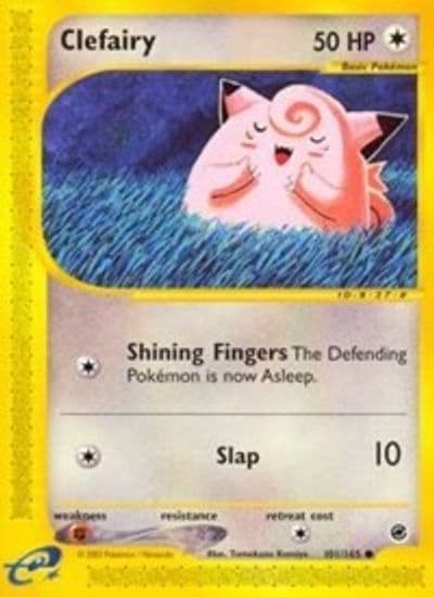 Clefairy Expedition Pokemon card