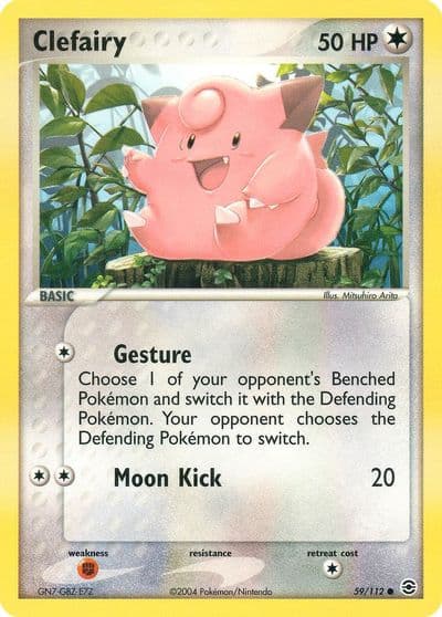 Clefairy FireRed & LeafGreen Pokemon card