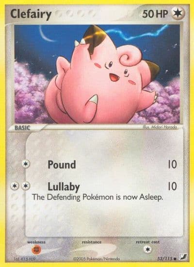 Clefairy Unseen Forces Pokemon card