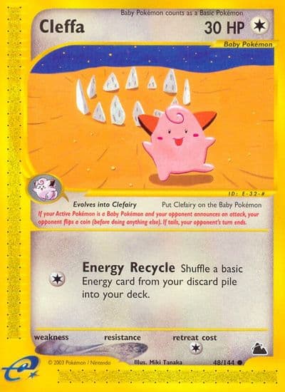 Cleffa Skyridge Pokemon card