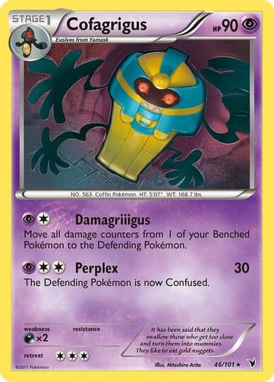 Cofagrigus (46) Noble Victories Pokemon card