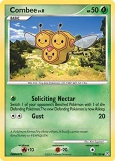 Combee Diamond and Pearl Pokemon card