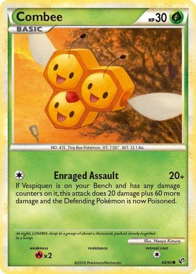 Combee Undaunted Pokemon card