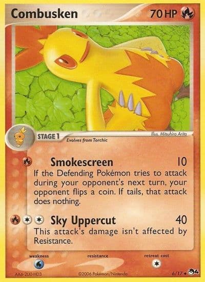 Combusken POP Series 4 Pokemon card