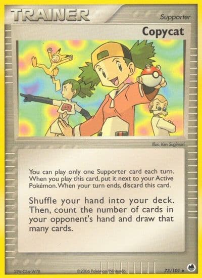 Copycat Dragon Frontiers Pokemon card