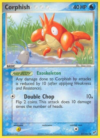 Corphish Deoxys Pokemon card