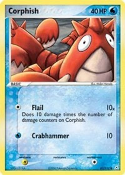 Corphish Holon Phantoms Pokemon card