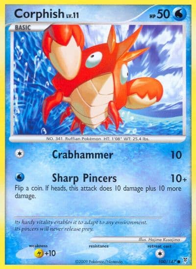 Corphish Supreme Victors Pokemon card