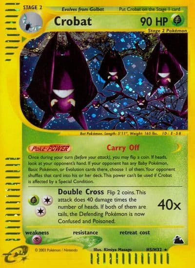 Crobat (H5) Skyridge Pokemon card