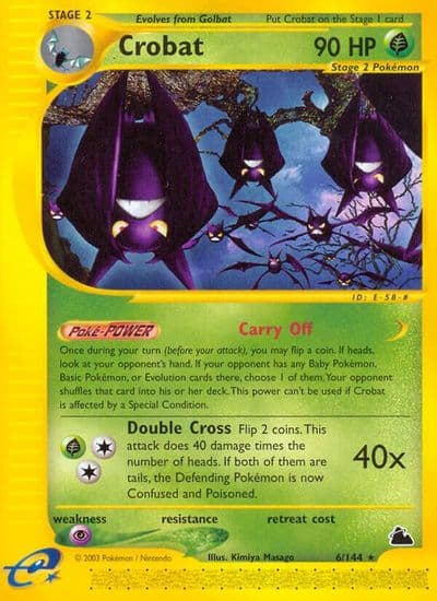 Crobat (6) Skyridge Pokemon card