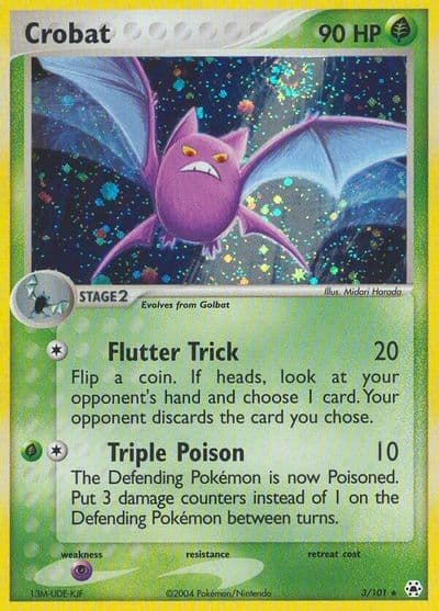 Crobat Hidden Legends Pokemon card