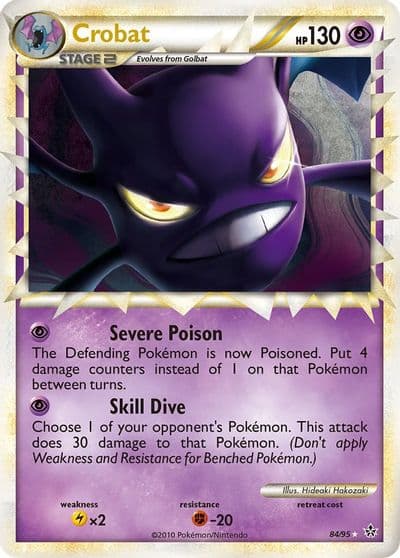 Crobat (Prime) Unleashed Pokemon card