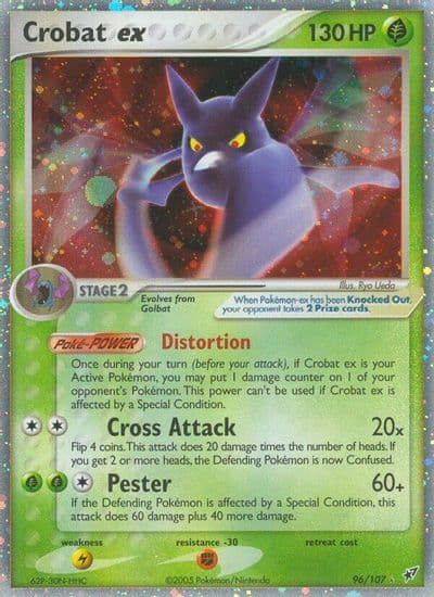 Crobat ex Deoxys Pokemon card