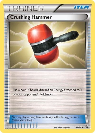 Crushing Hammer Emerging Powers Pokemon card