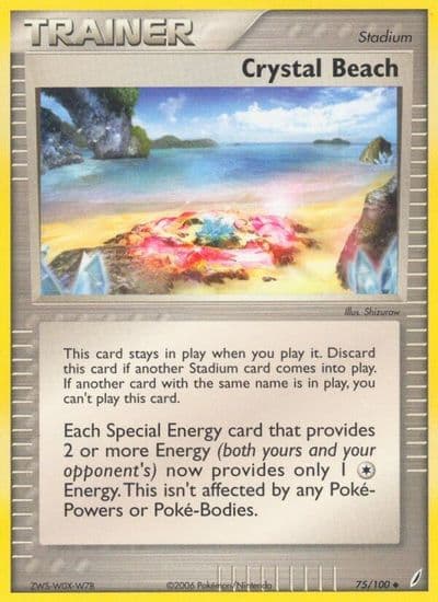 Crystal Beach Crystal Guardians Pokemon card