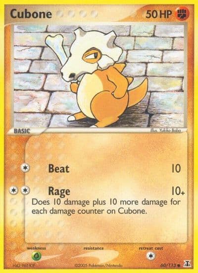 Cubone Delta Species Pokemon card