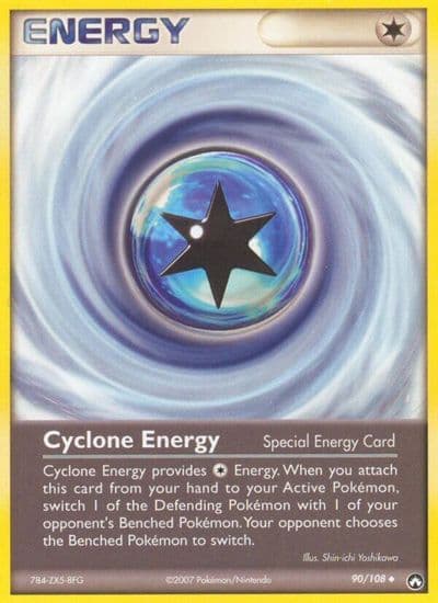 Cyclone Energy Power Keepers Pokemon card
