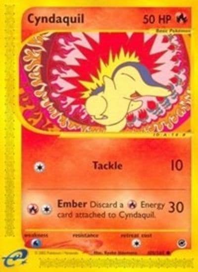 Cyndaquil (105) Expedition Pokemon card