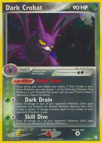 Dark Crobat Team Rocket Returns Pokemon card