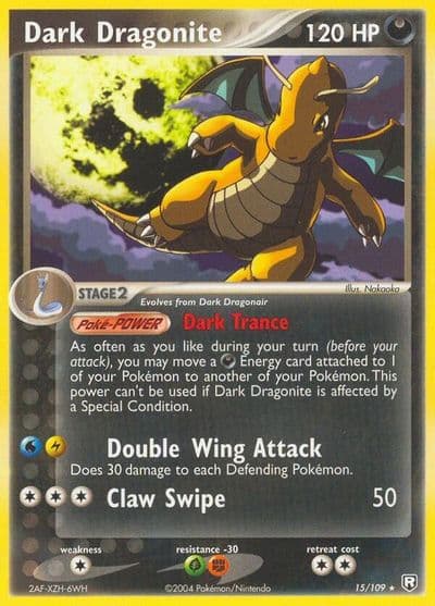 Dark Dragonite Team Rocket Returns Pokemon card