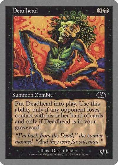 Deadhead Unglued Magic card