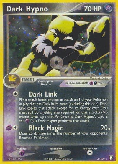 Dark Hypno Team Rocket Returns Pokemon card