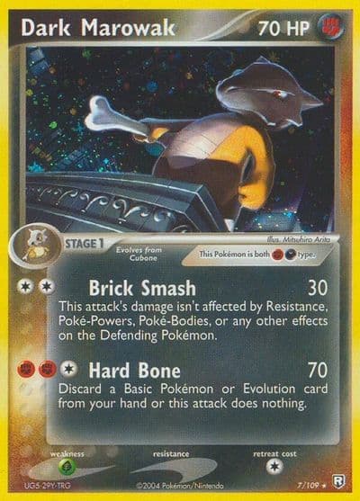 Dark Marowak Team Rocket Returns Pokemon card