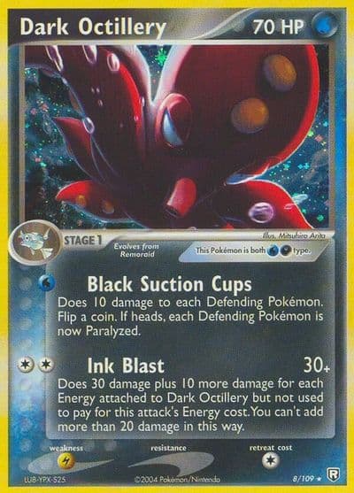Dark Octillery Team Rocket Returns Pokemon card