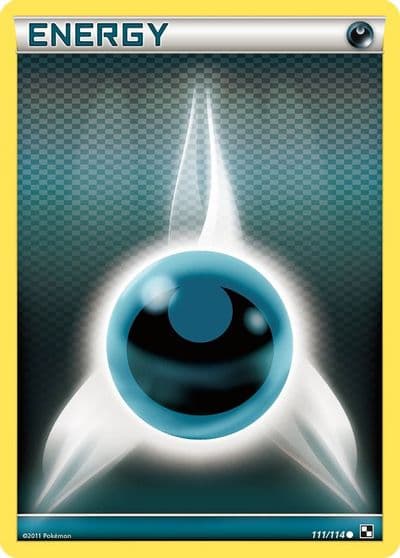 Darkness Energy (Basic) Black and White Pokemon card