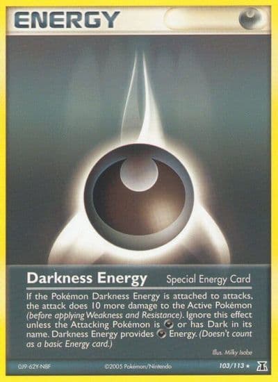 Darkness Energy (Special) Delta Species Pokemon card