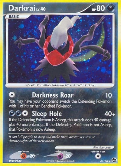 Darkrai (4) Great Encounters Pokemon card