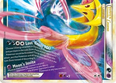 Darkrai & Cresselia Legend (Bottom) Triumphant Pokemon card