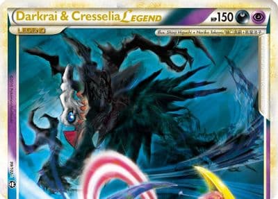 Darkrai & Cresselia Legend (Top) Triumphant Pokemon card