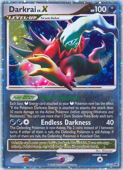 Darkrai LV.X - DP19 Diamond and Pearl Promos Pokemon card