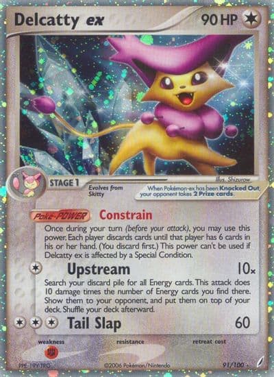 Delcatty ex Crystal Guardians Pokemon card