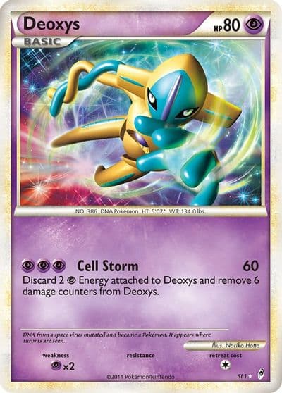 Deoxys (Shiny) Call of Legends Pokemon card