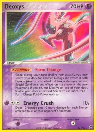 Deoxys (Attack Forme) Deoxys Pokemon card