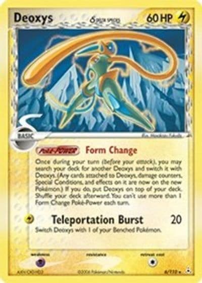 Deoxys (Delta Species - Speed Forme) Holon Phantoms Pokemon card