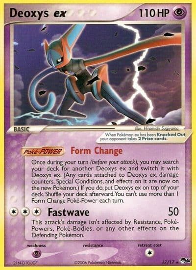 Deoxys ex POP Series 4 Pokemon card