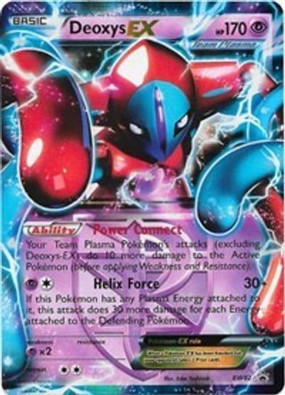 Deoxys EX (Team Plasma) - BW82 Black and White Promos Pokemon card