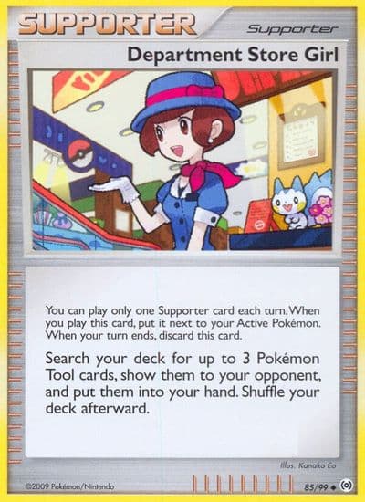 Department Store Girl Arceus Pokemon card