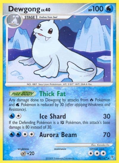 Dewgong Supreme Victors Pokemon card